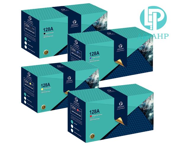 کارتریج ایرانی لیزری رنگی آریا اچ پی پک کامل 128A